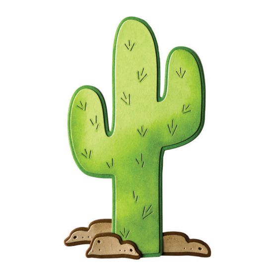 Cactus Mini Slimline Fold-it Card Die Set
