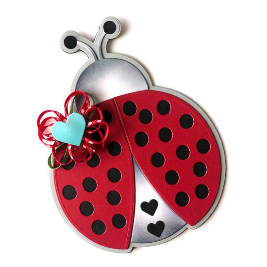 Club Lady Bug Fold-it Card Die Set
