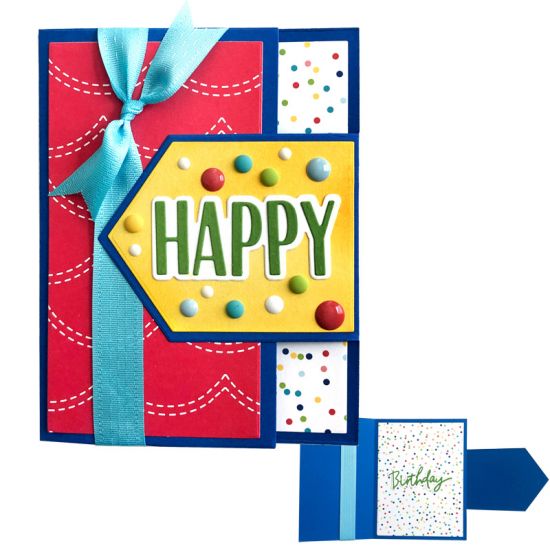 Fold Over Card Die Set
