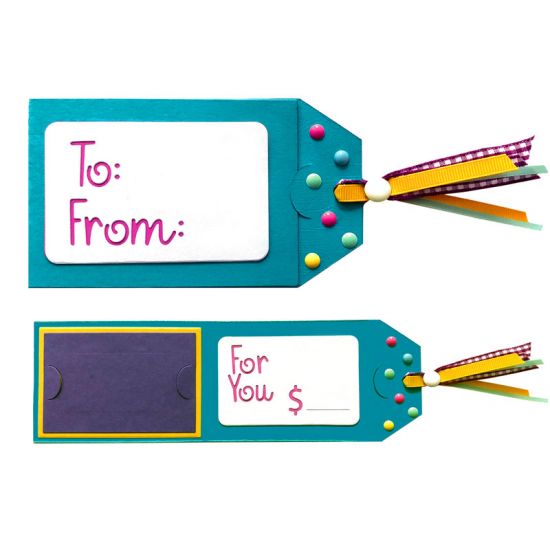 Gift Card Holder Tag Die Set
