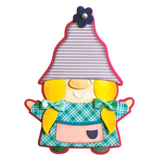 Gnomette Fold-it Card Die Set
