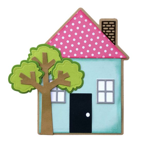 House Fold-it Card Die Set

