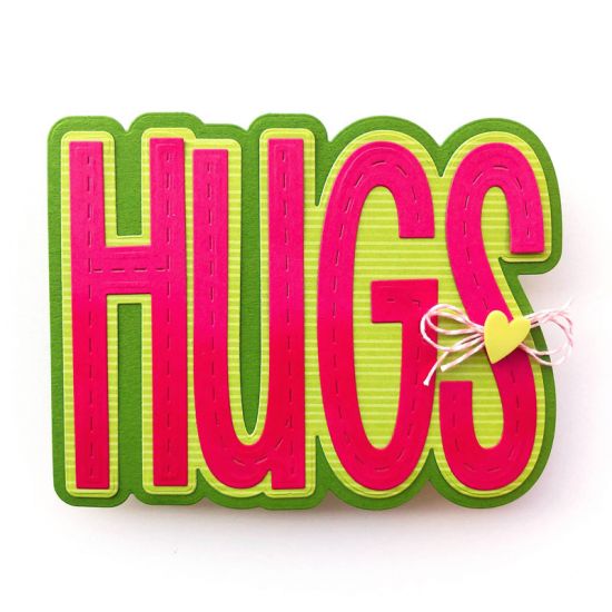 Hugs Fold-it Card Die Set
