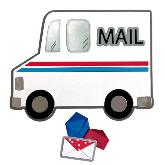 Mail Truck Fold-it Card Die Set
