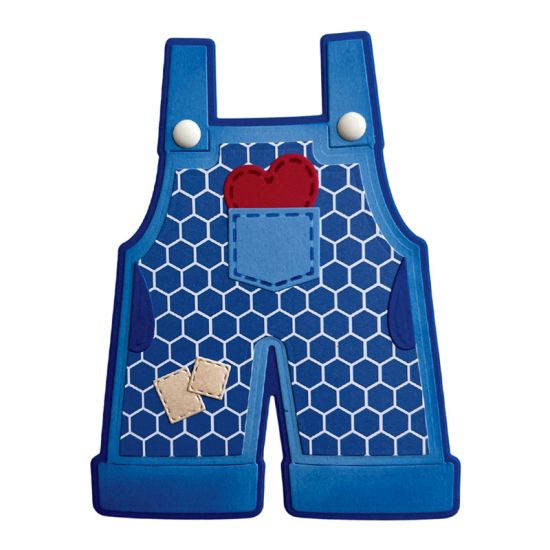 Overalls Fold-it Card Die Set (Fold-it Club Feb 2024)

