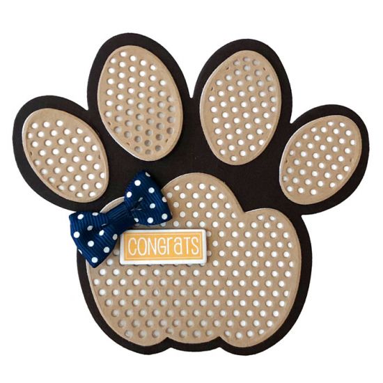 Paw Print Fold-it Card Die Set
