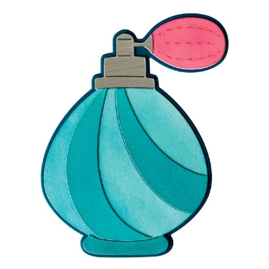 Perfume Bottle Fold-it Card Die Set
