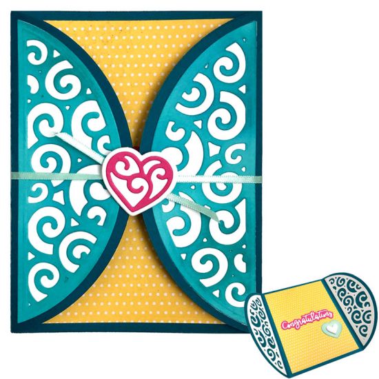 Rounded Gate Fold Card
