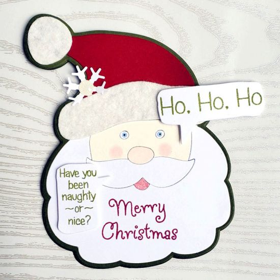 Santa Fold-it Card Die Set
