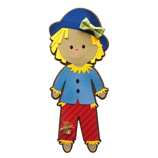 Scarecrow Slimeline Fold-it Card Die Set
