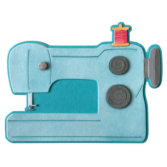 Sewing Machine Fold-it Card Die Set
