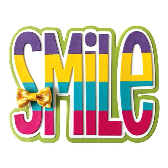 Smile Fold-it Card Die Set
