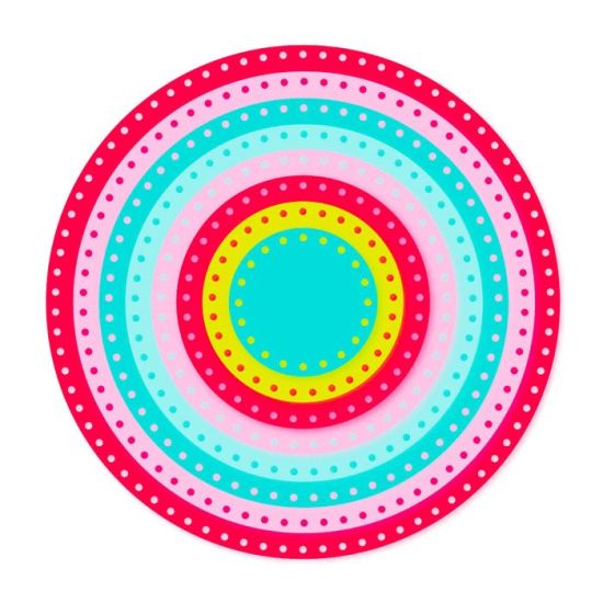 Dotted Circles Nested Dies
Keywords: dotted circles nested dies