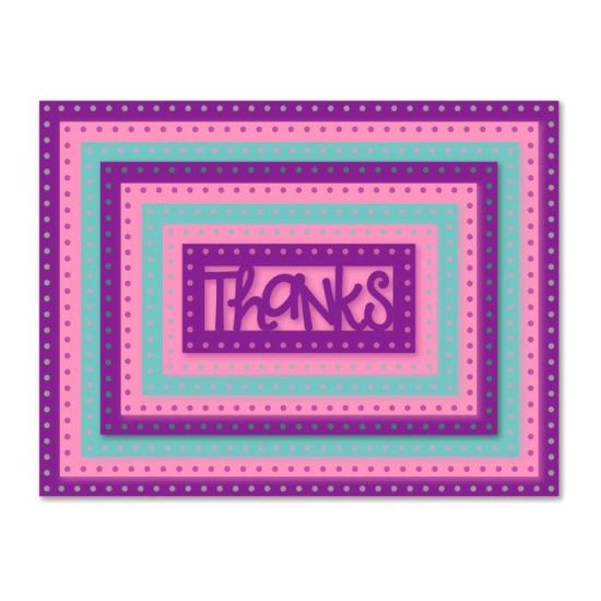 Dotted Rectangle Nested Dies

