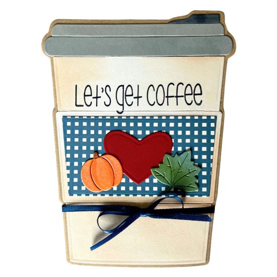 Everything Nice coffee Cup Fold-it Shaped Card Die Set (HSN)
