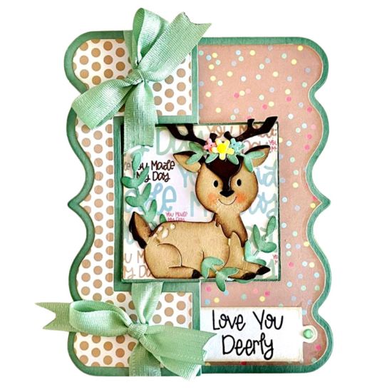 Fancy Edge Square Flip-it Card Dies
