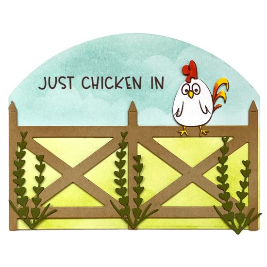 Fence Gate Card Die
