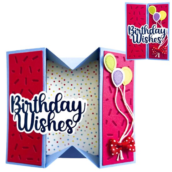 Folding Box Card Die Set
