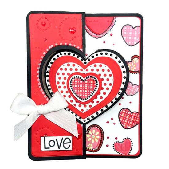 Heart Flip-it A2 Card Die Set
