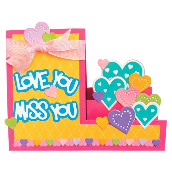 Heart Step-up A2 Card Die Set
