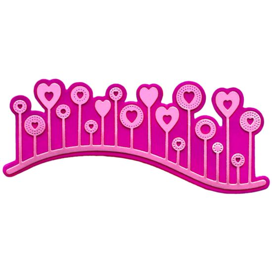 Heart Swish Border Dies
