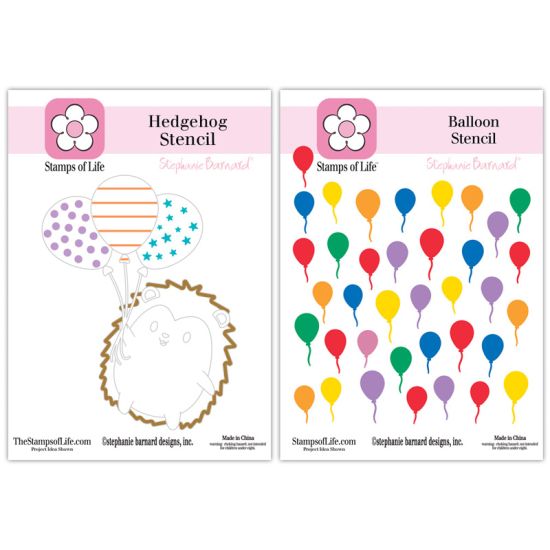 Hedgehog and Balloon Stencils
July 2026 Fold-it Club Stencils to go with the Hedgehog and Balloons Fold-it Card Dies
