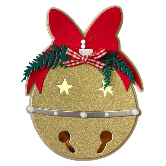 Jingle Bell Fold-it Shaped Card Die Set
