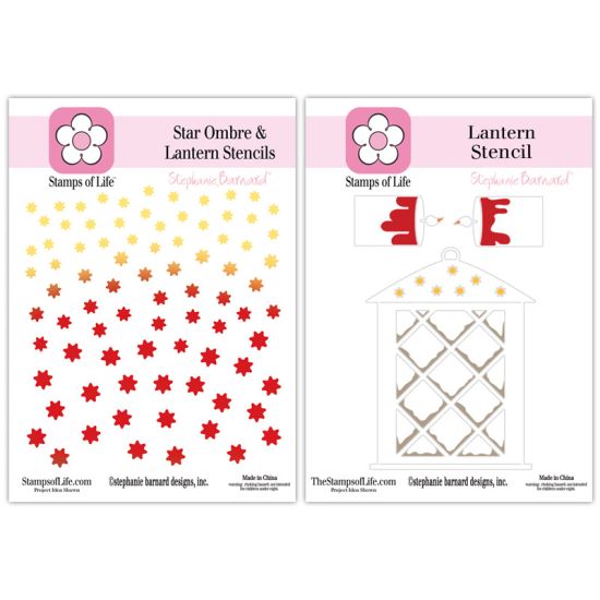 Ombre Star & Lantern Stencils
October 2025 Fold-it Club Stencils
