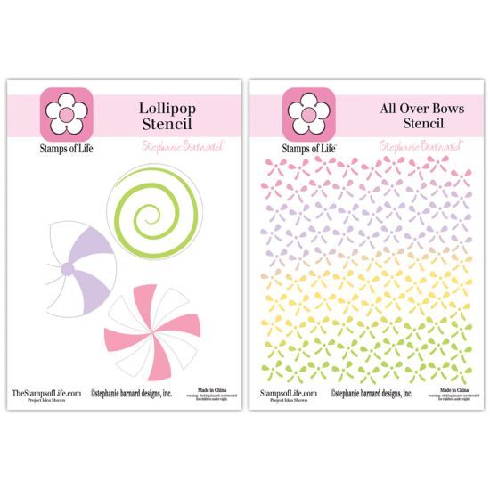 Lollipop Fold-it Stencils
