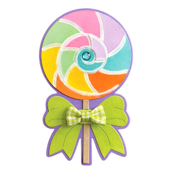 Lollipop Fold-it Card Dies
