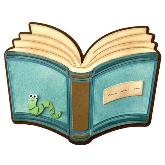 Open Book Fold-it Shaped Card Die Set
