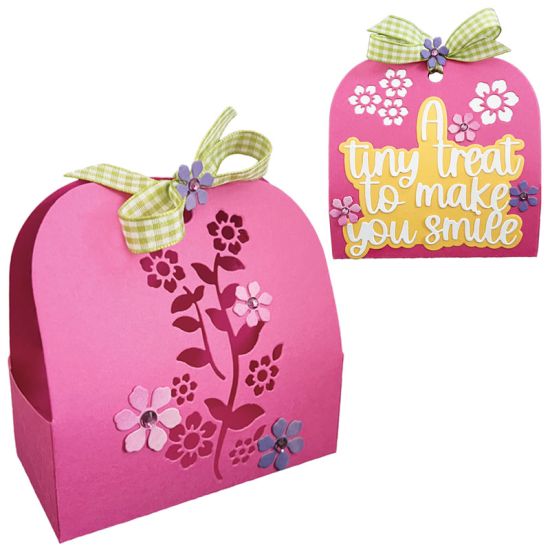 Rounded Floral Treat Box
