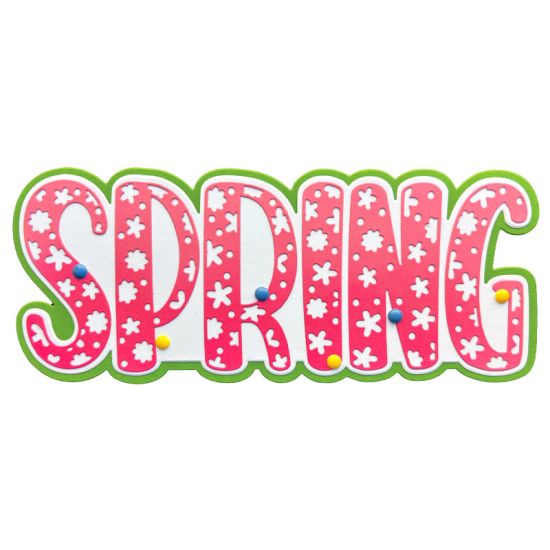 Spring Slimline Fold-it Card Die Set
