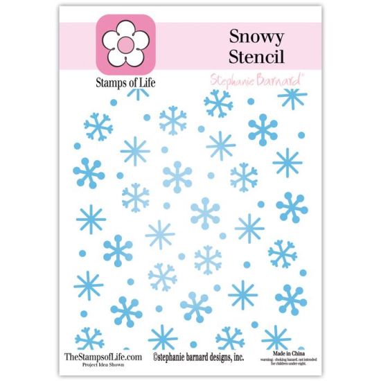 Snowy Stencil
