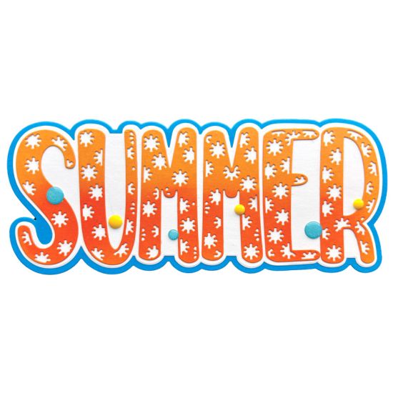 Summer Slimline Fold-it Card Dies
