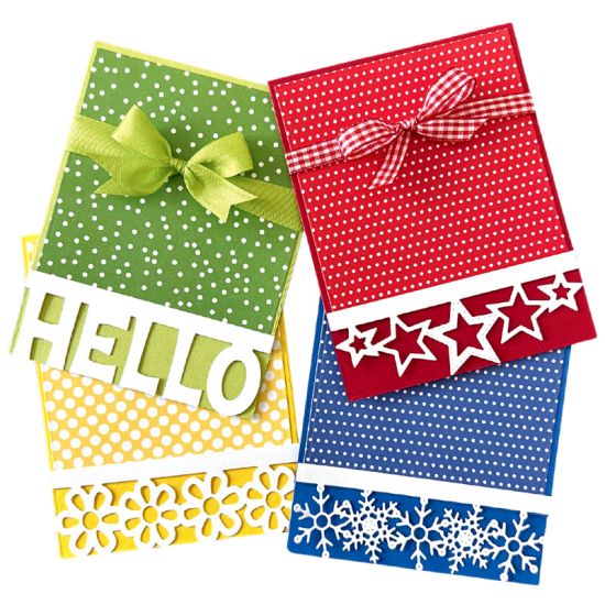 Top Fold With Borders A2 Card
