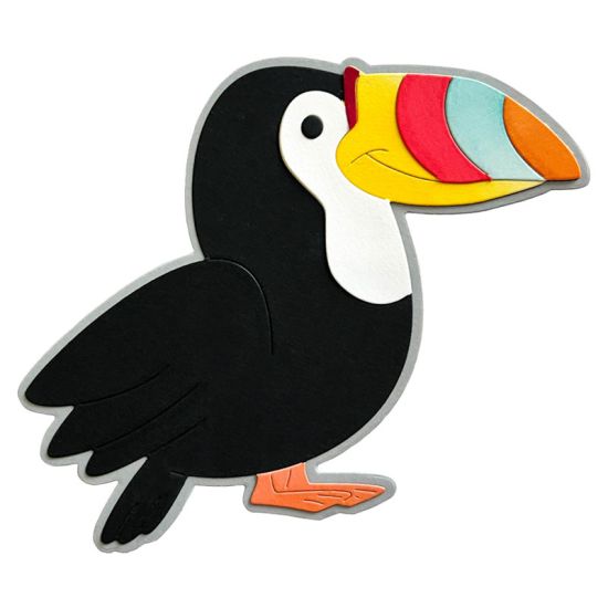 Toucan Bird Fold-it Shaped Card Die Set
