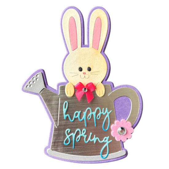 Watering Can Bunny Fold-it Card Die Set
