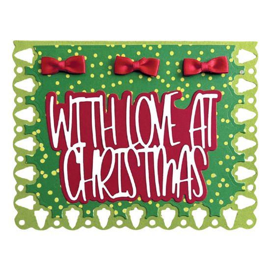 With Love at Christmas Tree Edge Card Dies
HSN Item Number: 942-735
