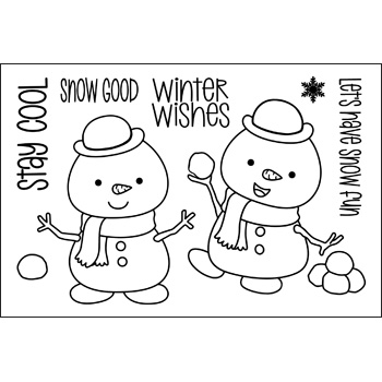 Snowball Fun Clear Stamps

