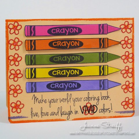 Coloring Book
Keywords: crayons2stamp words4crayons Colorbox Premium Die ink