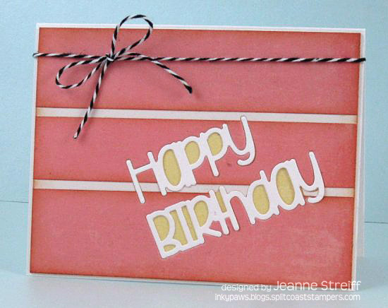 *Happy Birthday
Keywords: Happy Birthday Word Dies #2