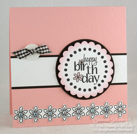 Blingy Birthday
The bottom flower border was printed and then cut out.
Keywords: digital