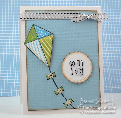 Go Fly a Kite!
I used the kite2fly stamps to make the kite (I had fun with the different patterns!) and the sentiment was done with digital images.
Keywords: Kites2fly