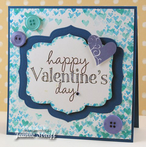 Happy Valentine's Day
I used the little heart stamps to create my background.

All papers are from the December Posh Papers kit from Discount Cardstock.
Keywords: hearts2love