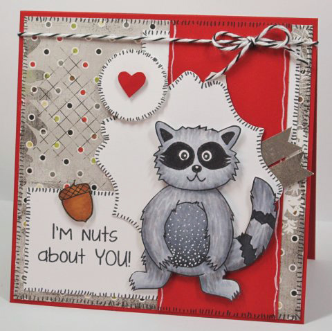 *Raccoon Love
Keywords: Raccoon2love, Sizzix, Clearsnap Premium Die Ink