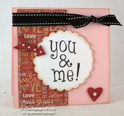 You & Me
I decided to get a little scrappy with this card.
Keywords: funky4lowabc