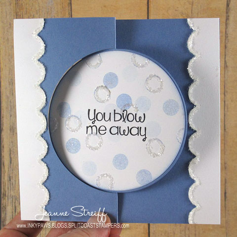 *Blow Me Away front
Keywords: bubblegum4me circle Flip-its dies premium dye inks Spinkles!