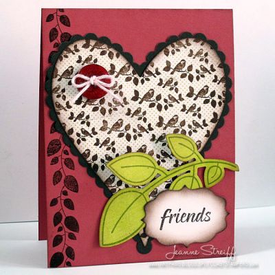 *Friends
Dies/Stamps: Sizzix Framelits / stamps Leaves set, Sizzix Framelits Hearts #2, Scallop Heart #2
Colorbox Premium Die inks: Chocolate, Licorice
Keywords: Sizzix Framelits stamps Leaves set, Sizzix Framelits Hearts #2, Scallop Heart #2, Colorbox Premium Die inks,  Chocolate, Licorice