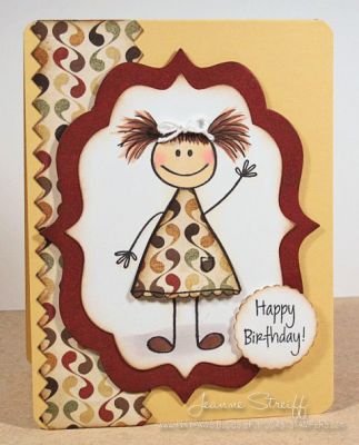 Happy Birthday
Die cuts: The Stamps of Life (Chevron set), Sizzix (Scallop Circle Framelits, Labels#4 Framelits)
Papers: The Paper Loft (Funkysaurus collection)
Inks: Colorbox Premium Dye Inks (Licorice, Chocolate)
Keywords: Katie2love Chevron die set Colorbox Premium Dye Inks Sizzix, The Paper Loft Birthday